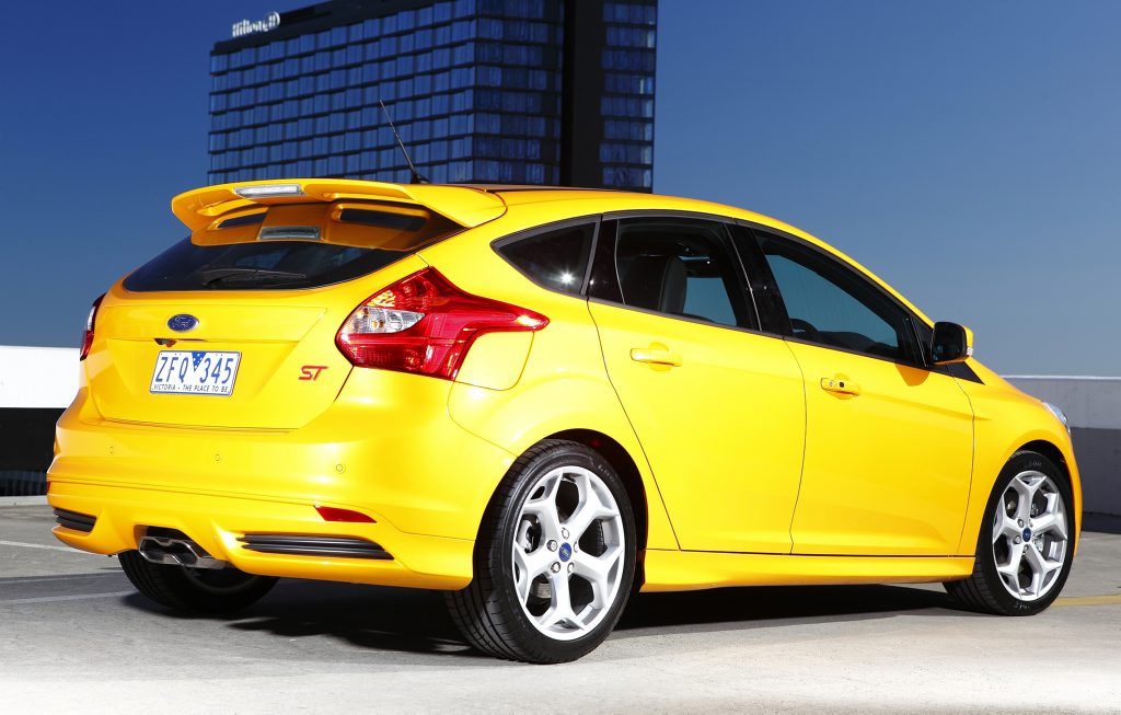 The Ford Focus ST. The Ford Focus ST.